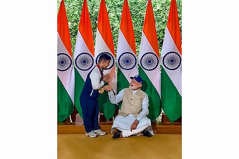 Paris Paralympic 2024: Prime Minister Narendra Modi meets javelin thrower Navdeep Singh